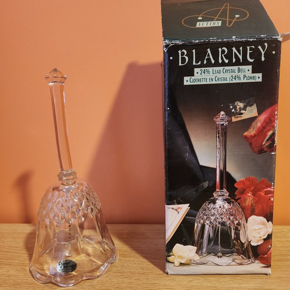 BELL BLARNEY  24% lead crystal ,made in YUGOSLAVIA